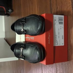 Salvatore Ferragamo Black Cancun Loafers